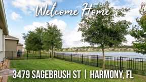 New Homes For Sale On 3479 Sagebrush Street Harmony FL 34773