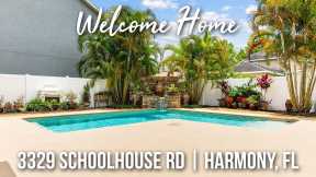 Harmony Florida Home For Sale On 3329 Schoolhouse Road
