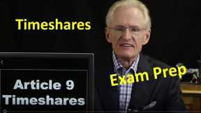 49 Article 9, Timeshares: Arizona Real Estate License Exam Prep