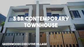 3 BR Contemporary Townhouse in Greenwoods Executive Village, Pasig City | Vlog # 54