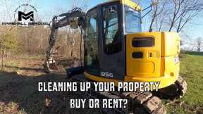 Clearing Your Land + Build Site | Buying + Renting Equipment