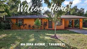 Tavares FL Home For Sale At 806 Dora Avenue Tavares FL 32778