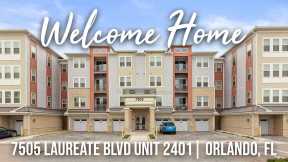 Property Listing On 7505 Laureate Boulevard Unit 2401 Orlando FL