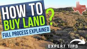 Buying Land in Texas! Full process and step-by-step guide of purchasing a Farm or Ranch.