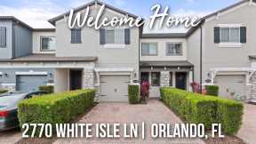 Brand New Listing On 2770 White Isle Lane Orlando FL 32825