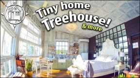 Tiny Home Treehouse, Dome Home, & Mirror Cabin on one incredible property