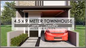 4.5 x 9 Meter Townhouse Design Idea