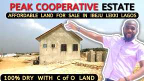 Peak Cooperative Estate Lakowe Lagos || Affordable Land For Sale In Ibeju Lekki