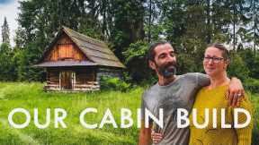 Building a Wood Cabin WITH NO EXPERIENCE - TINY HOUSE BUILD - EP1