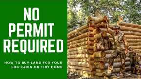 No Permit Required! How to Buy Land for Your Off Grid Log Cabin or Tiny Home in Canada