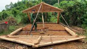 Build a wooden house new (CABIN) I'm so happy to build a wooden house on my land