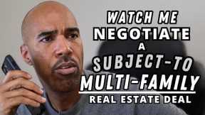 can you buy multi family real estate subject to
