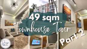 Spacious 49 sqm Interior Design for 3 Bedroom, 2 Bath Townhouse | House Tour Part 2
