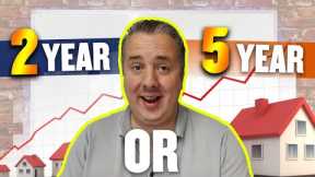 Mortgages Should You Fix For 2 Years Or 5 Years - Interest Rates