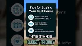 Tips for Buying Your First Home #shorts