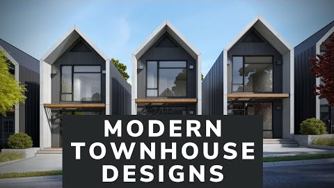 Modern Townhouse Design || Modern House Designs || Architecture