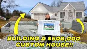 Building A $500,000 Custom House!! Start To Finish