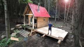 Small Cabin Expanded to BIG CABIN! - Humongous Off Grid Addition