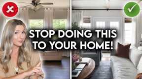 10 REASONS YOUR HOME LOOKS CHEAP | INTERIOR DESIGN MISTAKES