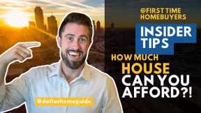 How Much House Can You Afford in DFW? | First-Time Home Buyer's Guide