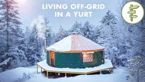 Couple Builds Their DREAM Off-Grid Yurt Home in the Forest – Full Project From Start to Finish