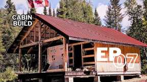 OFF GRID CABIN BUILD | EP 07 | ROOF | WOOD SIDING