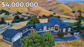 Touring a $4,000,000 Livermore CA home on 20 private acres of land!