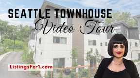 VIDEO TOUR: Townhouse Home with Garden & Garage – Seattle, WA