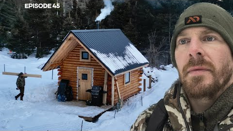 Log Cabin Build on Off-Grid Homestead |EP45| Winter Storm Struggles