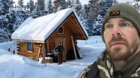 Log Cabin Build on Off-Grid Homestead |EP46| STORMS, Roof Install on Woodshed