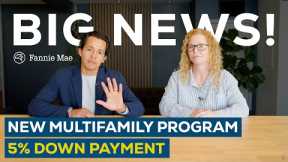 Groundbreaking 5% Down Payment Policy for Multi-Family Investments