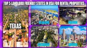 Top 5 Landlord Friendly States in USA for Rental Properties | Best States for Real Estate Investors