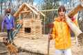 We Built a Tiny Log Cabin