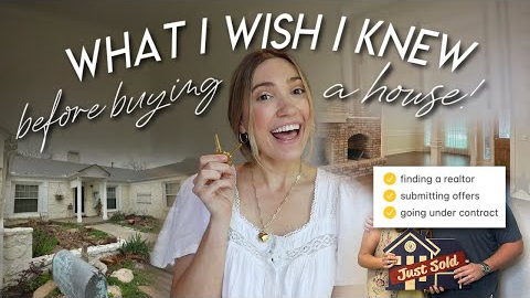 WHAT I WISH I KNEW BEFORE BUYING A HOUSE | First Time Home Buying Tips, Experience, & Regrets 🏡