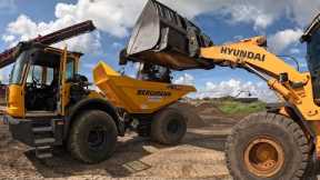 Moving Dirt with the Bergmann C815 | Beautifying the Land & Building the Fish House!