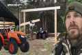 ATV Garage, Self-Milled Lumber,