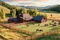 Man Transforms Land into a Ranch with 