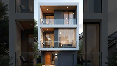 Step Into the Future of Minimalism! 😍✨ | Sleek Townhouse Design Tour
