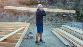 Start building a cabin on our land, DIY