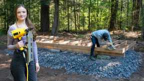 We're Building An Tiny Off-Grid Cabin In The Woods