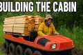 Off-Grid Cabin Extreme Lumber Haul -
