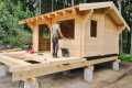 Man Builds Incredible DIY Wood Cabin