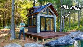 TINY COTTAGE IN THE WOODS - Full DIY Build