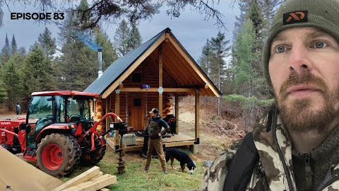 Tractor Barn, Forest Gym, MICE Invade |EP83| Log Cabin Build on Off-Grid Homestead