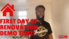 First Day of Renovation | Demolition - On our New Multi Family Property