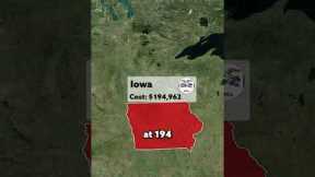 Cheapest States To Buy a Home #shorts #housingmarket #usa #salary #democrat #republican