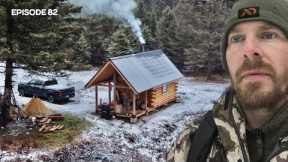 EARLY WINTER: Sauna, Tractor Barn, Deer Season |EP82| Log Cabin Build on Off-Grid Homestead