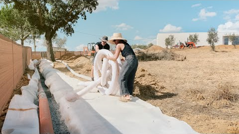 Building an Off Grid Wastewater Recycling System Before Moving Into the House