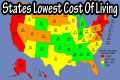 States With The Lowest Cost Of Living 