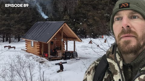 TRESPASSER, Sauna Stove + Chimney |EP89| Log Cabin Build on Off-Grid Homestead
